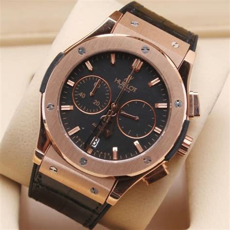 hublot red leather chronograph watch|watch Hublot geneve price.